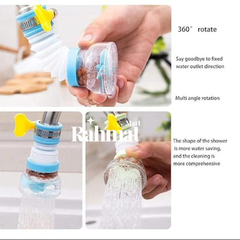 360° Rotating Water-Saving Kitchen Faucet Sprayer